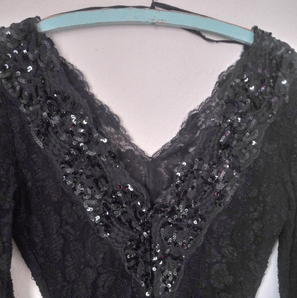 Black party dress by MIDNIGHT GLOW